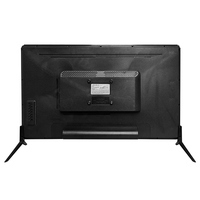 Televisor LCD Solar de 12V 220V de 17-32 Pulgadas, Televisor LED de 12V CC con Adaptador de CA/CC