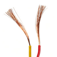 Câble torsadé à deux conducteurs RVS de qualité supérieure, toutes tailles, de 2*0,75 à 2*4, couleurs standard pour haut-parleurs, certifié CE ROHS