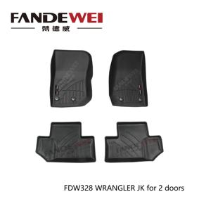 Alfombrillas de goma TPV impermeables para coche, alfombrilla para maletero para JEEP WRANGLER JK JL Gladiator JT MAZDA BT50 CX30 <span class=keywords><strong>CX3</strong></span> CX5 CX8, alfombra para maletero - Product Image 3