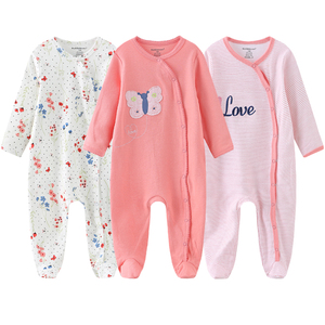 3 bộ đồ liền thân ngủ cho bé sơ sinh ODM, bộ ngủ mùa hè có khuy bấm, 11 mẫu có sẵn - Product Image 5