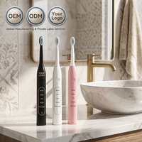Brosse à dents électrique sonique à prix d'usine, étanche IPX7, nouvelles tendances 2026, chargement Micro USB, stérilisation des dents pour adultes