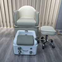 Fauteuil de pédicure moderne de luxe pour salon de beauté, sans plomberie, avec pompe à jet, pour soins des pieds et équipement de spa