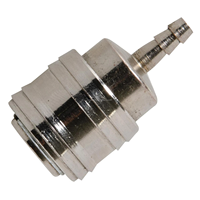 Conector de Manguera de Aire Tipo Europeo de Liberación Rápida, Conexión Hembra, Extremo de Manguera de Empuje, Tipo Alemán, Material de Acero, Anticorrosión, Industrial