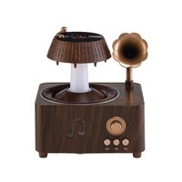 Nouveau diffuseur d'aromathérapie ultrasonique rétro en forme de goutte de pluie, pour la maison et le bureau, avec lumières nocturnes colorées et humidificateur par pulvérisation