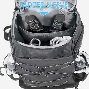 Sac de pickleball gratuit pour hommes et femmes, sac à dos de pickleball avec diverses poches zippées pour balles, raquettes, chaussures, bouteilles - Product Image 5