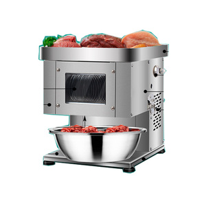 Máquina para hacer tocino, máquina de <span class=keywords><strong>dados</strong></span> de carne fresca, picadora de cerdo, cortador de carne cuadrado plegable, pescado, pollo, ganso - Product Image 1