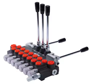 Vanne de commande hydraulique à commande par câble 80LPM 31.5MPa avec joystick, vanne de microcontrôle - Product Image 2