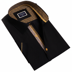 Camisa básica negra para hombre - Product Image 2