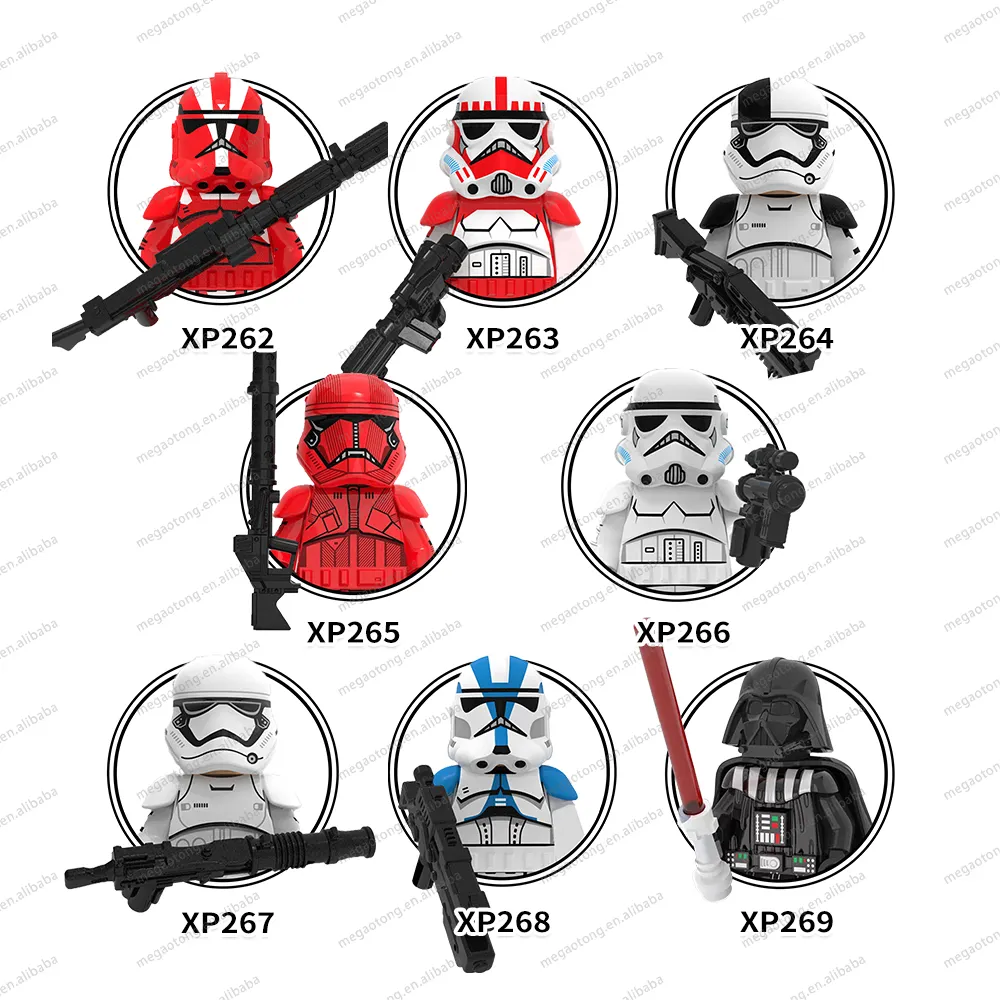 Kt1034 Keizerlijke Sith Guard Legion Darth Vader Shock Troopers Baby Yoda Mandalorian Mini Space Wars Bouwstenen Voor Kinderen Speelgoed