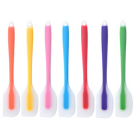 Spatule en silicone antiadhésive, résistante à la chaleur et écologique, idéale pour la pâtisserie commerciale et le mélange de gâteaux (vente en gros)