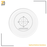 High Precision Crosshair Reticle Plate for Microscope & Optical Instruments Alignment and Measurement