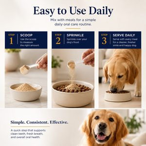 Polvo Dental para Perros Plaque Defense, Soluciones Llave en Mano, Fórmula Personalizada de Marca Privada, Cuidado Bucal sin Cepillado - Product Image 5