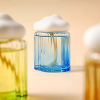 Diffuseur de parfum pour la maison, décoration, pierre aromatique, bouchon de bouteille en forme de nuage, bouteille en verre de 160 ml, aromathérapie, désodorisant pour voiture