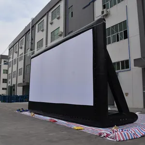 Ukuran khusus udara ketat luar ruangan layar besar pukulan besar Teater tv bioskop proyektor tiup layar film