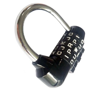 High Quality U-Shaped Combination <strong>Padlock</strong> for Fitness <strong>Gym</strong> Durable and Polished Finish Replaced 5 Letters and Numbers - Product Image 6