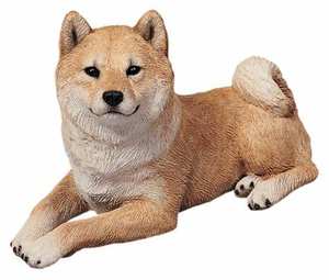 Akino <span class=keywords><strong>inu</strong></span>-perro de resina de tamaño real para adorno de jardín - Product Image 1