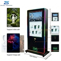 Máquina Expendedora Inteligente Automatizada de TCG al por Mayor con Pantalla Táctil Completa de 43 Pulgadas, Kiosco Minorista para Centros Comerciales y Tiendas de Juegos