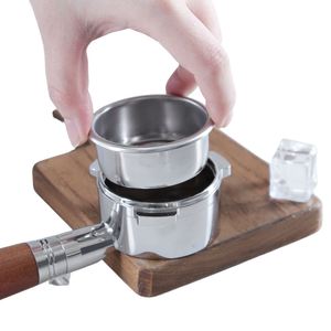 Recipiente para Polvo de Cafetera, Individual/Doble, 51mm, Universal, Accesorios de Limpieza, Diseño Simple de Alta Gama, Metálico, Reutilizable, Familiar - Product Image 2
