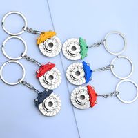 Porte-clés de voiture sport en métal, mousqueton en alliage de zinc, porte-clés personnalisé pour entreprise, turbine turbo, pièce de voiture, marque Jutien, haute qualité