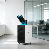 Climatiseur mobile 12000 BTU, unité verticale pour usage personnel et refroidissement de petits bureaux