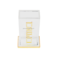 Porte-allumettes ovale classique en acrylique blanc Shabbos Judaica
