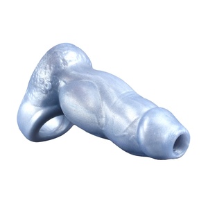 FRRK Produit érotique pour adultes personnalisé en gros, manchon d'agrandissement du pénis en silicone, masturbateur pour homme - Product Image 1