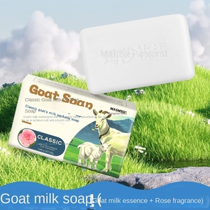 Jabón <span class=keywords><strong>Artesanal</strong></span> <span class=keywords><strong>de</strong></span> Leche <span class=keywords><strong>de</strong></span> Cabra al por Mayor, 200g, Control <span class=keywords><strong>de</strong></span> Grasa, Antiarrugas, Reafirmante, Hidratante para la Piel, Champú, Jabón Facial - Product Image 2