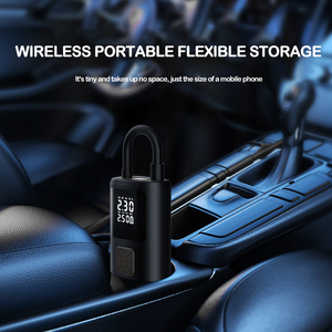 <span class=keywords><strong>Mini</strong></span> Compresor de Aire Eléctrico Portátil, <span class=keywords><strong>Inflador</strong></span> de Neumáticos con Manómetro y Luz LED para Auto, Motocicleta, Bicicleta y Balones - Product Image 2
