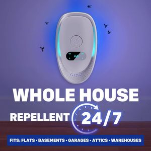 Répulsif Ultrasonique Intérieur/Extérieur, <span class=keywords><strong>Anti</strong></span>-Nuisibles Électronique à Brancher, Dissuasion Sûre et Écologique pour Insectes et Rongeurs, Utilisation Domestique, ODM Disponible - Product Image 4
