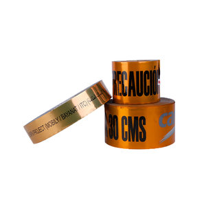 Bande de signalisation multicolore pour eau souterraine récupérée, largeur 3 pouces, en polyéthylène, bande d'étiquetage des risques - Product Image 4