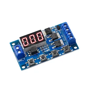 DC 12V 24V Dual MOS LED Digital Time Delay Relay Trigger Cycle Timer Delay Switch Circuit Board Timing Control Module fai da te