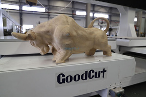 Hete Verkoop High-End 5 As Groot Formaat Atc <span class=keywords><strong>Cnc</strong></span> Router Machine 9kw Luchtkoeling 360 Graden Rotatie Spindel Voor Hout Steen Aluminium - Product Image 6