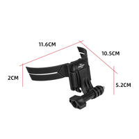 Support de mentonnière de casque de moto puissant et flexible pour caméra d'action Go Pro Hero 10 9 8 7