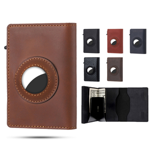 Premium Real Crazy Horse Leather Magnetic Close Pop Out <b>Wallet</b> <b>RFID</b> Card Holder Portefeuille Smart <b>Wallet</b> <b>for</b> Woman <b>Men</b> - Product Image 1