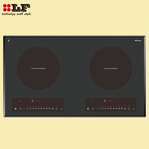 เตาไฟฟ้าแบบฝัง ดีไซน์หรูหราใหม่ ปี 2025 กันน้ำ พร้อมเตาแม่เหล็กไฟฟ้า 2 หัวเตา - Product Image 2