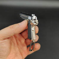 Llavero con pistola de pintar 3d armes en métal pistolet jouet pistolet 1:3 porte-clés mini 1911 pistolet pistolet porte-clés pendentif cadeau