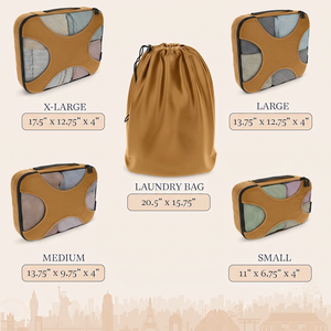 Ensemble <span class=keywords><strong>de</strong></span> 5 cubes <span class=keywords><strong>de</strong></span> rangement <span class=keywords><strong>de</strong></span> <span class=keywords><strong>voyage</strong></span> personnalisés pour la mode, sacs <span class=keywords><strong>de</strong></span> compression pour bagages, organisateurs <span class=keywords><strong>de</strong></span> <span class=keywords><strong>voyage</strong></span> pour femmes et hommes - Product Image 3