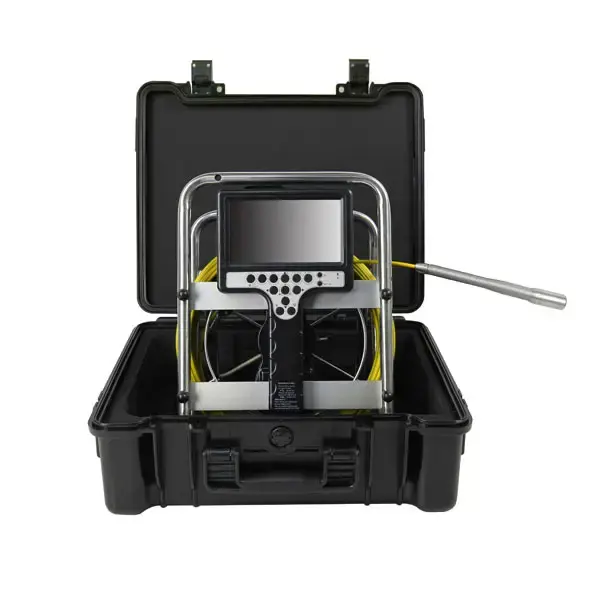 Roller Skid TV Video Inspection Camera for Sewer Mainline  Drain  Pipeline Support Video Recording