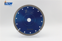 Alat Rlt 7 Inci 180Mm Mata Gergaji Laser Turbo Jaring Sintered Tekan Panas untuk Piringan Pemotong Berlian Bundar Keramik Porselen Ubin