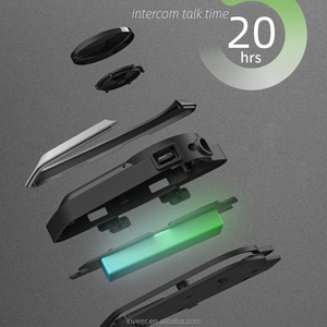 Inveer-intercomunicador dual para motocicleta, auriculares impermeables con Bluetooth, para otot67 67, 1000 metros - Product Image 3