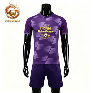 Maillot de football personnalisé pour homme 26-27, nouvelle saison, impression par transfert thermique, 100% polyester, manches courtes - Product Image 1