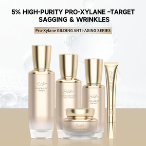 Private Label 5% Pro-Xylane Anti-Aging Hautpflegeset OEM |   Straffendes Toner-Essenz-Creme-<span class=keywords><strong>Serum</strong></span> zur Faltenreduzierung & Aufhellung - Product Image 2