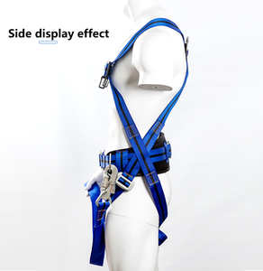 Cinto de Segurança para Escalada Corda de Segurança de Alta Resistência Lanyard de Poliéster com Anel em D de Aço Capacidade de 200kg para Escalada em Rocha - Product Image 3