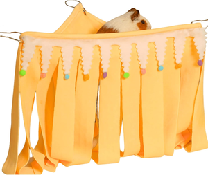 Tienda de escondite <span class=keywords><strong>para</strong></span> mascotas personalizada de fábrica con hamaca colgante <span class=keywords><strong>para</strong></span> hámsters, <span class=keywords><strong>cobayas</strong></span>, conejos y tortugas - Product Image 1