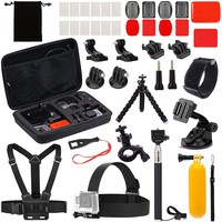 JUNNX dalış bisiklet paten spor kamera aksesuarları bisiklet kolu çubuğu montaj vantuz montaj için 3M yapıştırıcı Gopro Hero 9 8 7 6