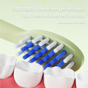 Sonic ricaricabile per bambini spazzolino elettrico 4 modalità con memoria divertente e facile pulizia 24000 colpi IPX7 impermeabile età 3 + - Product Image 2