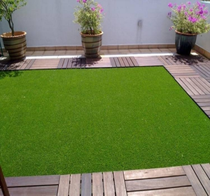 Sơn đông meisen thân thiện với môi giá thấp tổng hợp cỏ 20mm 40mm ban công mái vườn màu xanh lá cây đầy màu sắc UV bảo vệ thảm cỏ - Product Image 5