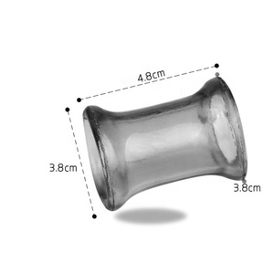 Wieder verwendbarer weicher TPE-Cockring für Herren, der den vibrierenden Silikon-Penis ring mit verzögerter Ejakulation funktion verriegelt - Product Image 3