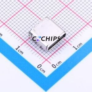 TYPE-C-31-M-34 USB Connector SMD Connector ( Connector Type: Type-C )( Gender: Female )( Mounting Type: Horizontal Mount ) - Product Image 1