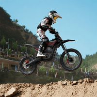 Moto électrique tout-terrain pour adultes, 60V 5600W, 50 mph, deux roues, très demandée